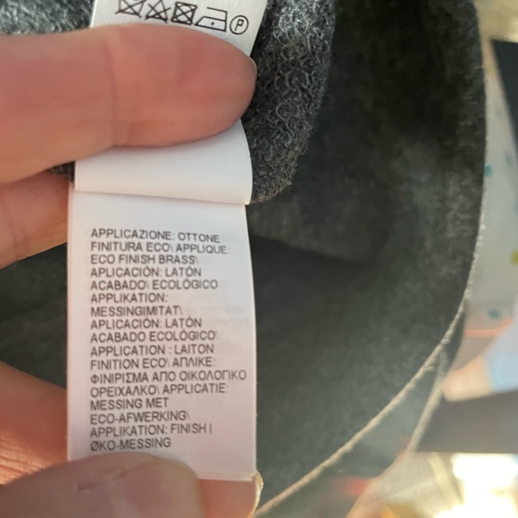 NWOT BRUNELLO CUCINELLI gray cashmere hoodie cardigan, monili trim, S - Picture 7 of 8